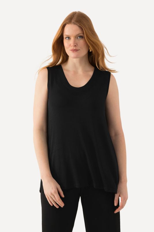 Haut réversible en tissu fluide