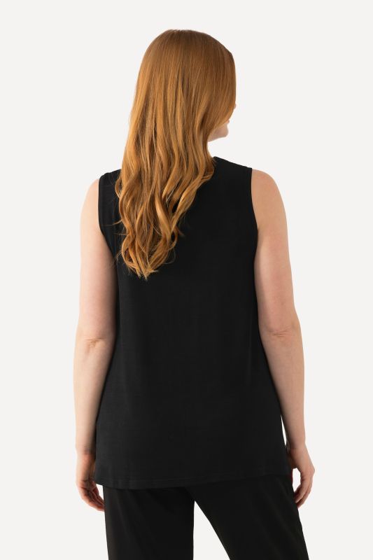 Haut réversible en tissu fluide
