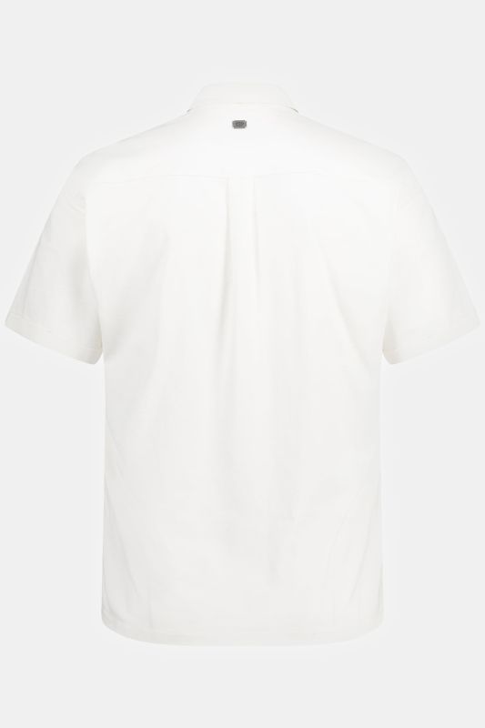 Chemise en jersey à manches courtes, col Kent et coupe Modern Fit