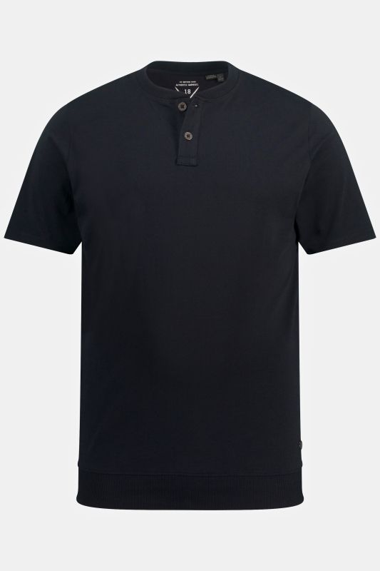 T-shirt Henley JP 1880, ventre confort, manches courtes et col rond - jusqu'au 8 XL