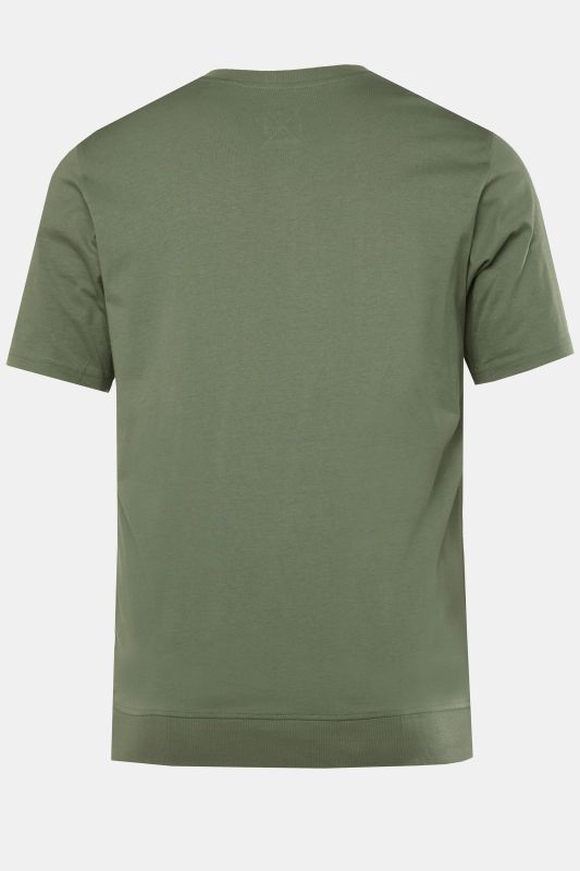 T-shirt Henley JP 1880, ventre confort, manches courtes et col rond - jusqu'au 8 XL