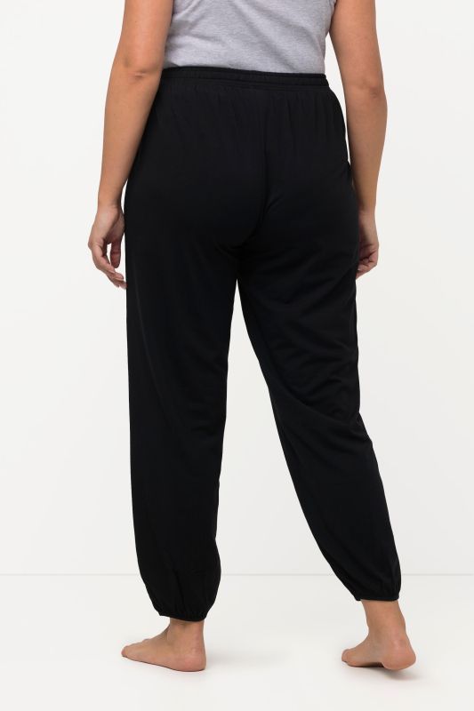 Pantalon de pyjama en modal mélangé, coupe droite et taille élastique