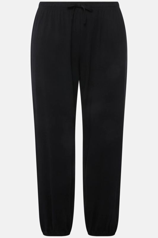 Pantalon de pyjama en modal mélangé, coupe droite et taille élastique