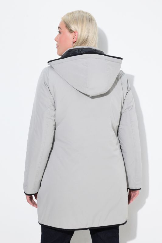 Veste matelassée réversible HYPRAR, élément réfléchissant, fermeture Éclair à double sens