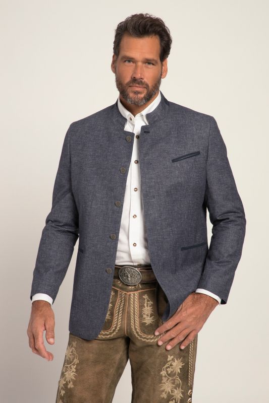 Veste Janker traditionnelle, lin mélangé et doublure typique - jusqu'au 72