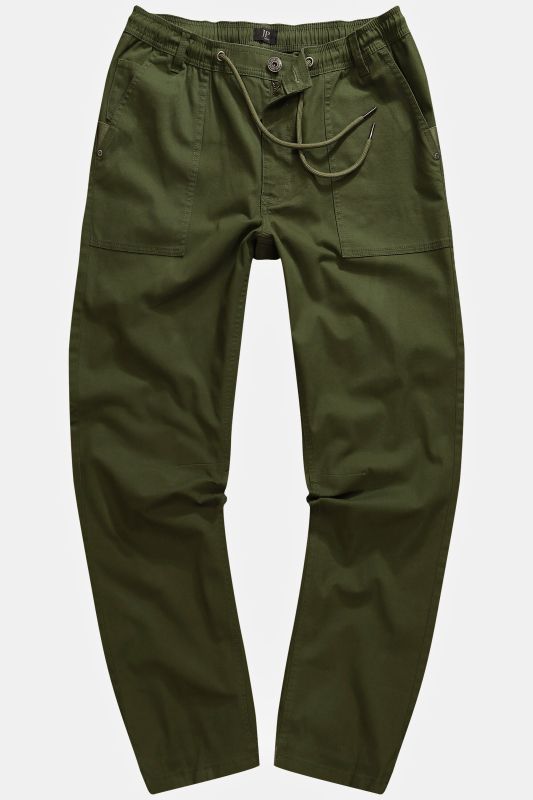 Pantalon en twill à enfiler FLEXNAMIC®, coupe Modern Fit, grandes poches - jusqu'au 8 XL