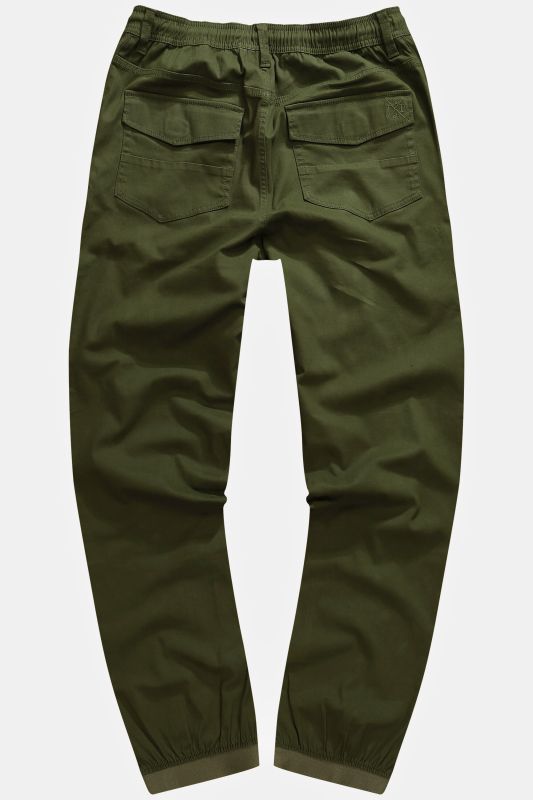 Pantalon en twill à enfiler FLEXNAMIC®, coupe Modern Fit, grandes poches - jusqu'au 8 XL