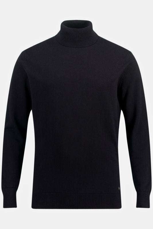 Pull à col roulé en maille fine