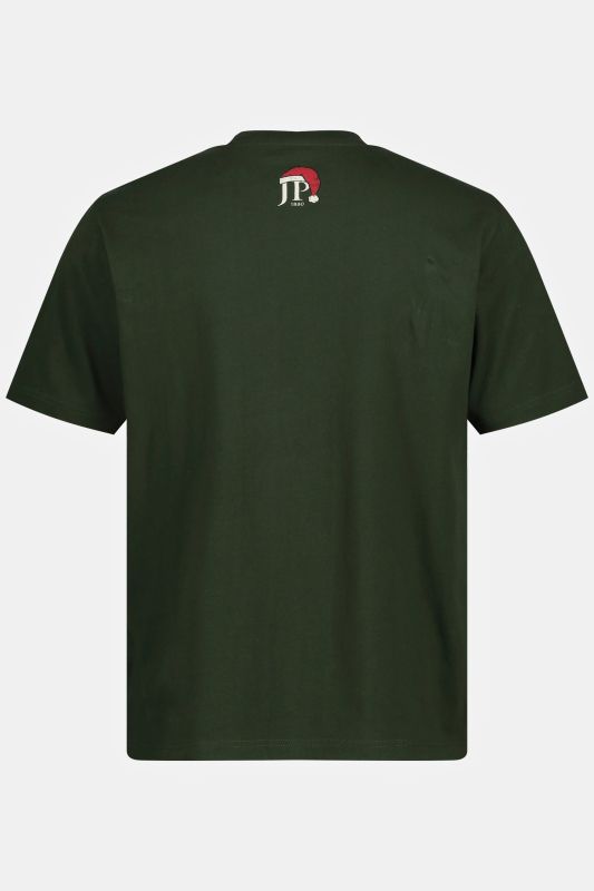 T-shirt  à manches courtes, col rond et imprimé de Noël