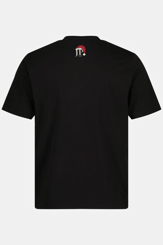 T-shirt  à manches courtes, col rond et imprimé de Noël