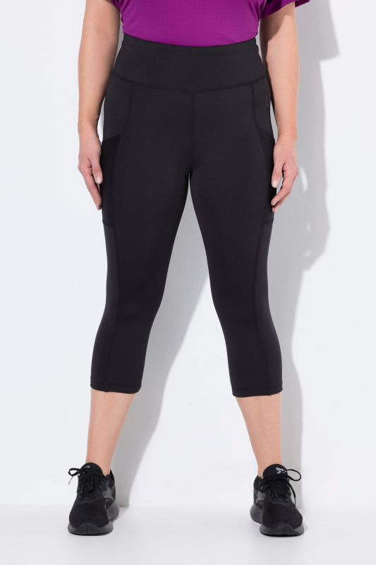 Legging 3/4 à taille haute. Longueur au mollet. Séchage rapide