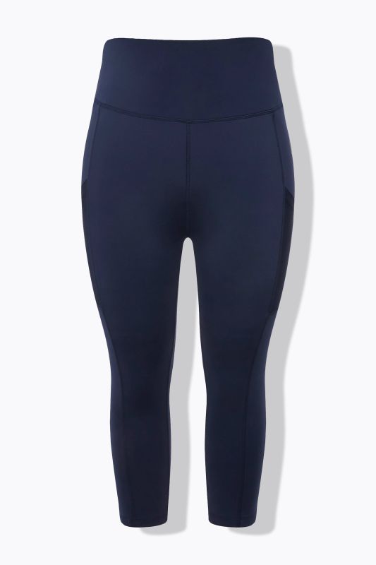 Legging 3/4 à taille haute. Longueur au mollet. Séchage rapide