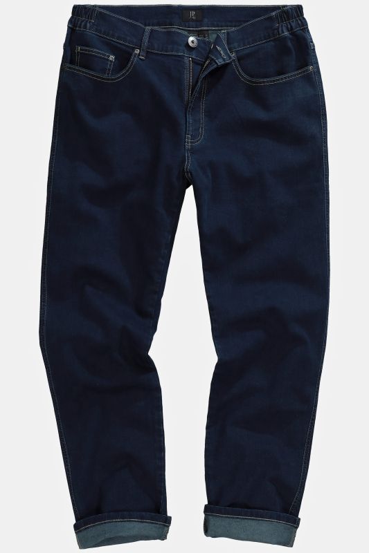 Jean Traveller à coupe Regular Fit, taille élastique sur les côtés - jusqu'au 38/74