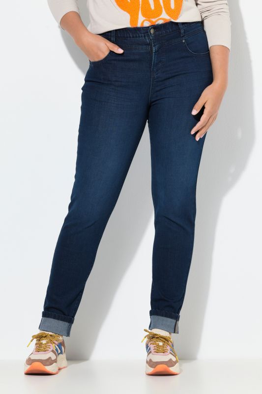 Jean taille haute, coupe Slim Fit