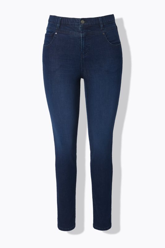 Jean taille haute, coupe Slim Fit
