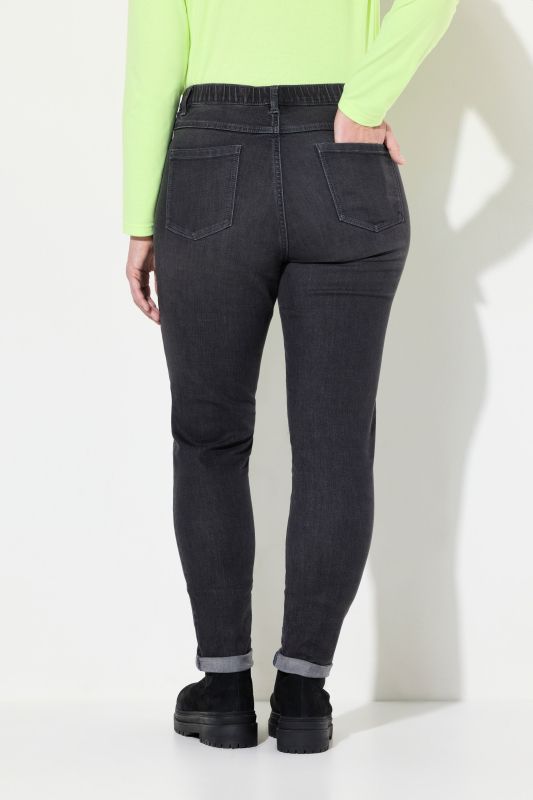 Jean taille haute, coupe Slim Fit