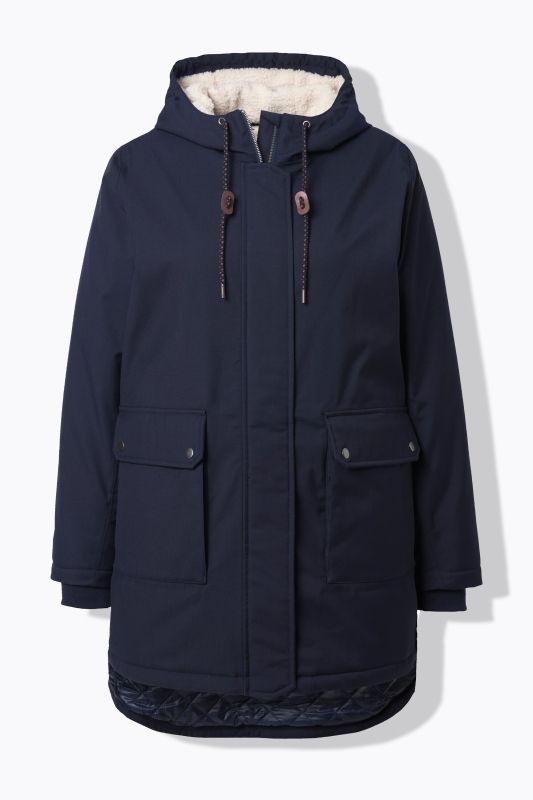 Veste technique matelassée HYPRAR, tissu imperméable (colonne d'eau 5 000 mm), polaire douce et confortable