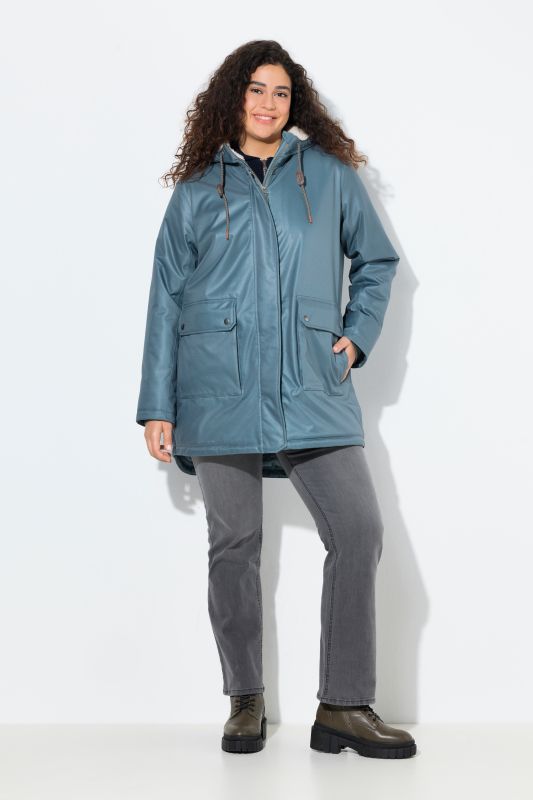 Veste technique matelassée HYPRAR, tissu imperméable (colonne d'eau 5 000 mm), polaire douce et confortable