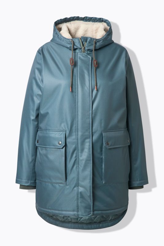 Veste technique matelassée HYPRAR, tissu imperméable (colonne d'eau 5 000 mm), polaire douce et confortable