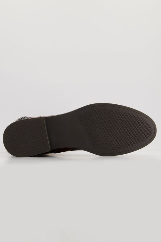 Bottes Caprice, cuir nappa et empiècement stretch, largeur G
