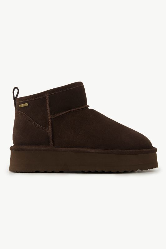 Bottines en peau d'agneau Axelda, matière hydrofuge, largeur H
