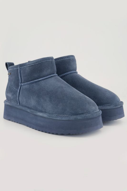 Bottines en peau d'agneau Axelda, matière hydrofuge, largeur H
