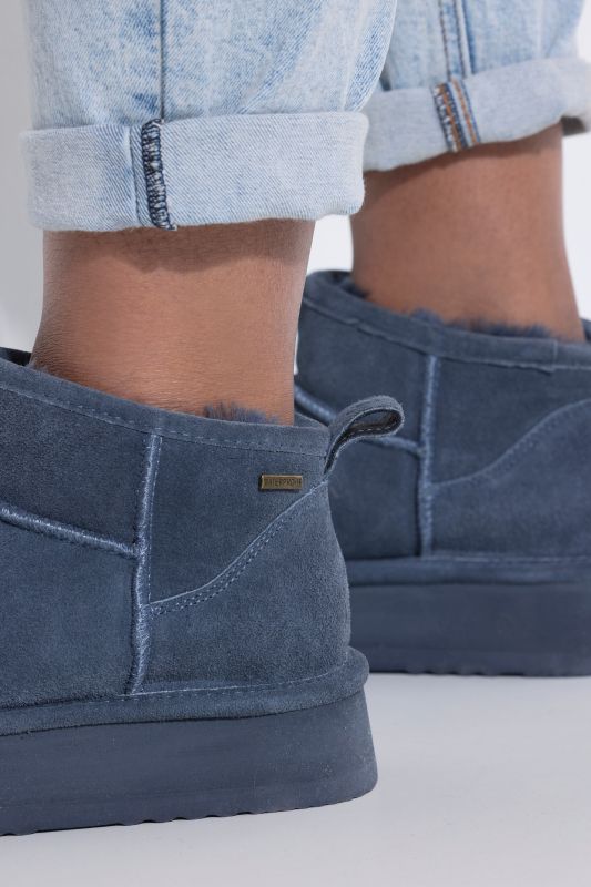 Bottines en peau d'agneau Axelda, matière hydrofuge, largeur H