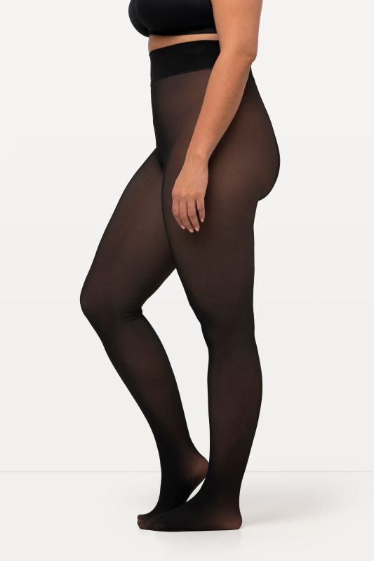 Collants aspect transparent, intérieur de couleur chair