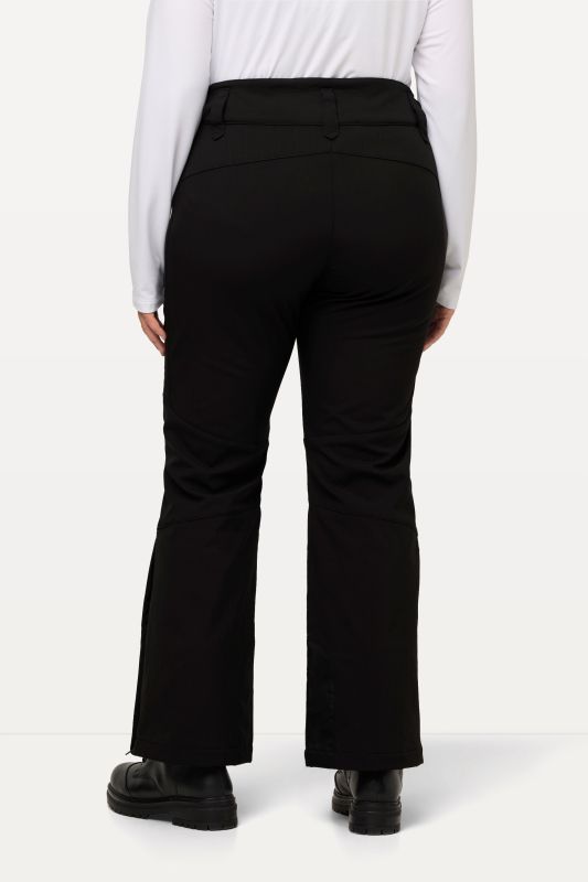 Pantalon Softshell déperlant, avec fermeture à scratch et pare-neige