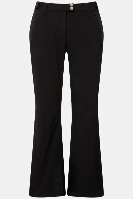 Pantalon Softshell déperlant, avec fermeture à scratch et pare-neige