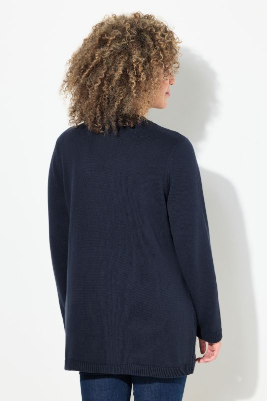 Pull de Noël à col en V et manches longues, motif bonhomme en pain d'épices