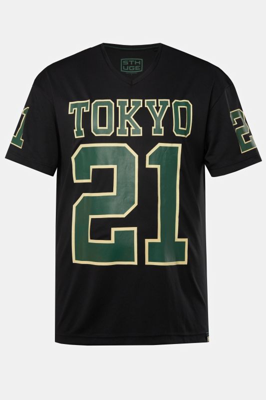 T-shirt STHUGE oversized à manches courtes, avec imprimé Football - jusqu'au 8 XL