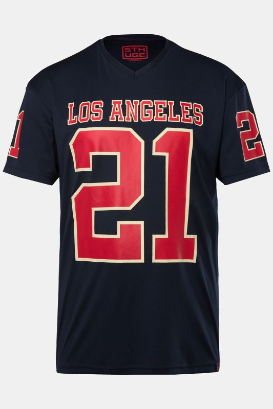 T-shirt STHUGE oversized à manches courtes, avec imprimé Football - jusqu'au 8 XL