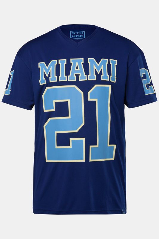 T-shirt STHUGE oversized à manches courtes, avec imprimé Football - jusqu'au 8 XL