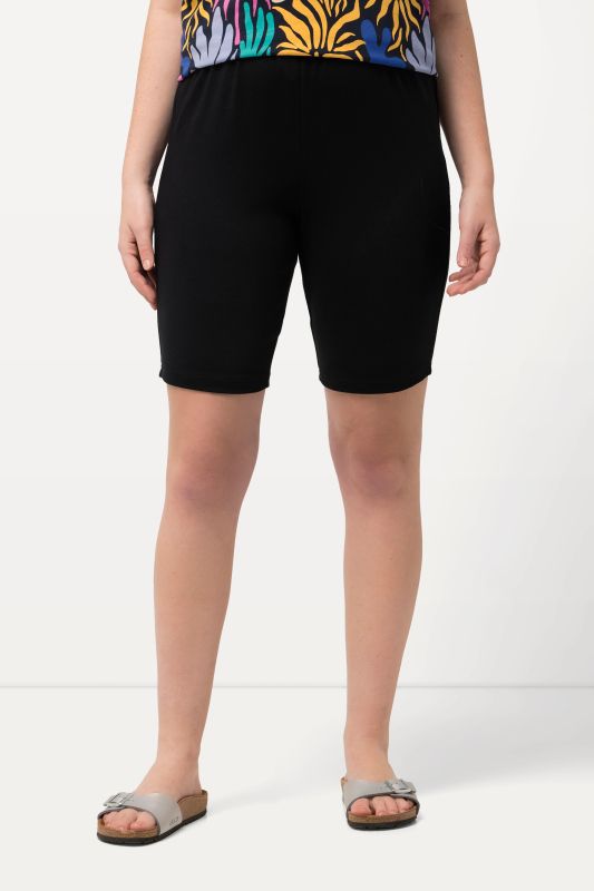 Cycliste élastique à jambe étroite, en coton bio