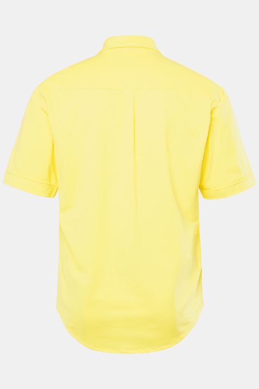 Chemise en maille piquée JP1880 coupe Modern, avec technologie FLEXNAMIC®, manches courtes et col à pointes boutonnées