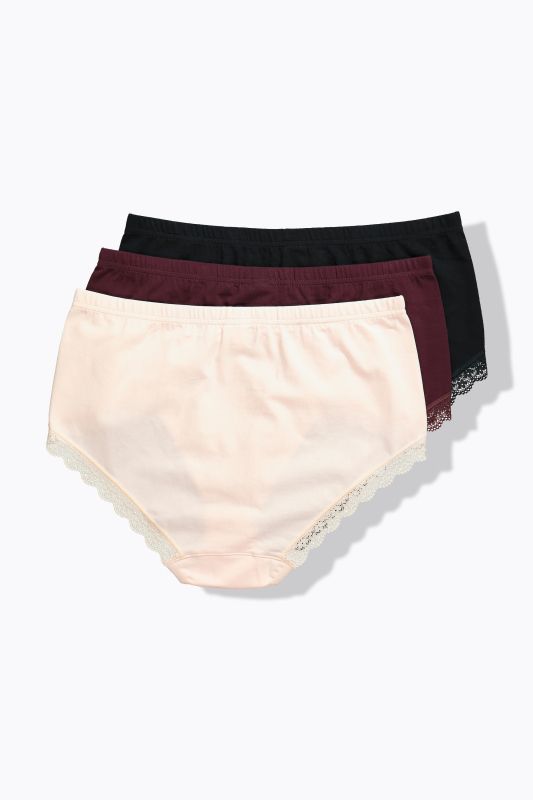 Culottes hautes, lot de 3. Pour une assise confortable