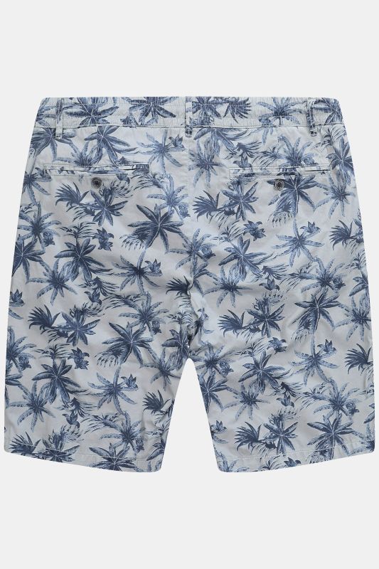 Bermuda à taille élastique etimprimé all-over - jusqu'au 8 XL
