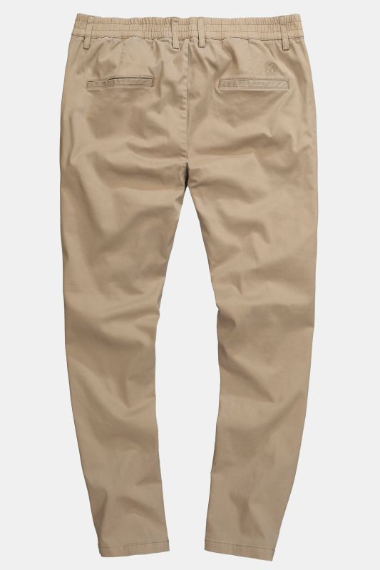 Pantalon chino FLEXNAMIC®, taille élastique et pinces, coupe Straight Fit tendance