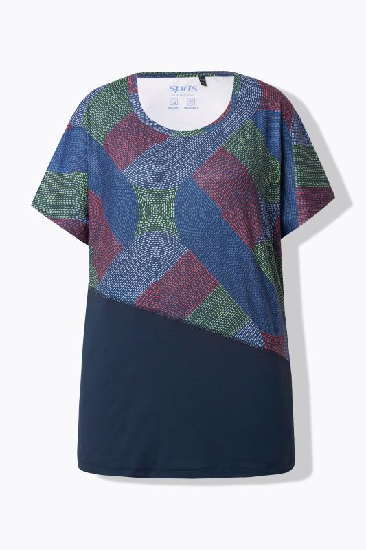 T-shirt de sport oversize. Manches courtes. Matière recyclée