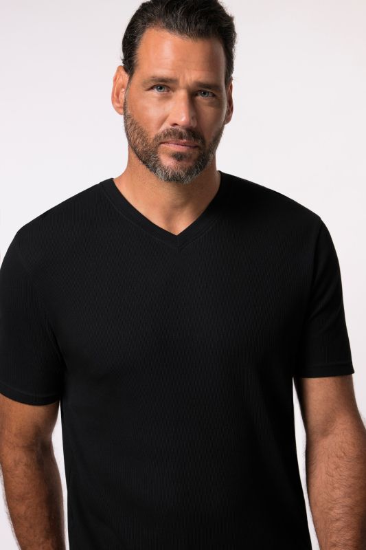 Maillot de corps JP 1880, en jersey côtelé, manches et col en V – jusqu'au 8 XL