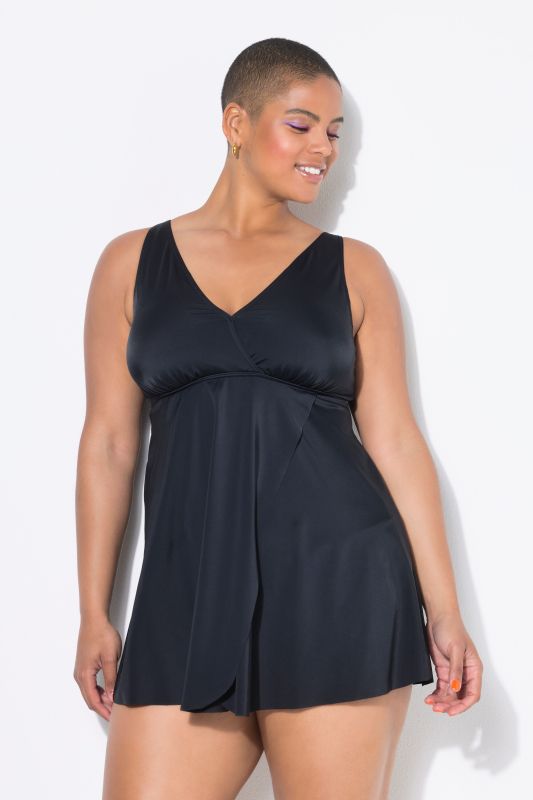 Haut de tankini. Bonnets souples. Esprit cache-cœur