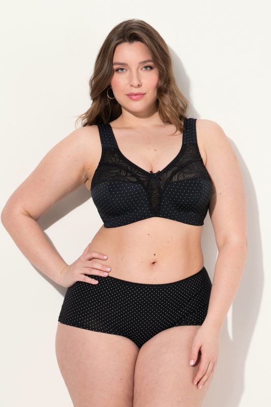 Soutien-gorge de maintien. Sans armatures. Dentelle - bonnet C-F