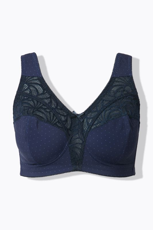 Soutien-gorge de maintien. Sans armatures. Dentelle - bonnet C-F