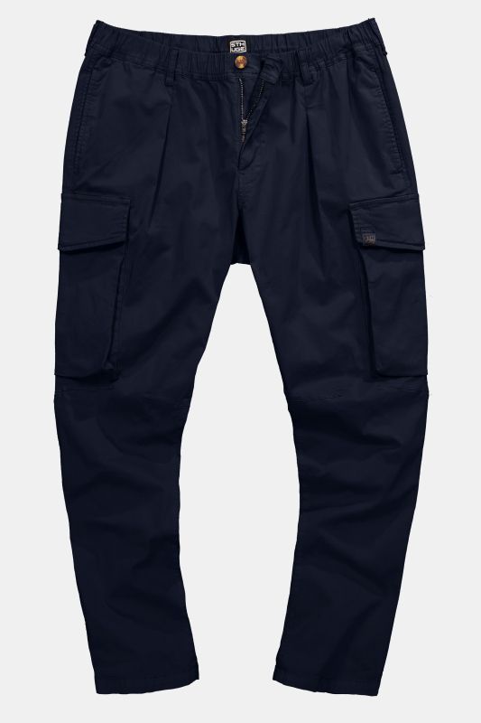 Pantalon cargo STHUGE, spécial ventre fort, coupe Baggy Fit - jusqu'au 74