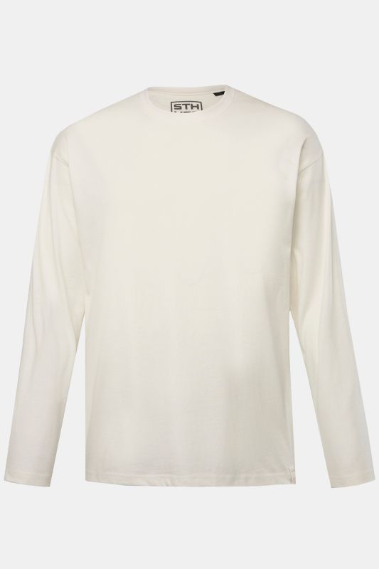 T-shirt oversize à manches longues STHUGE, collection Basic - jusqu'au 8&nbsp;XL
