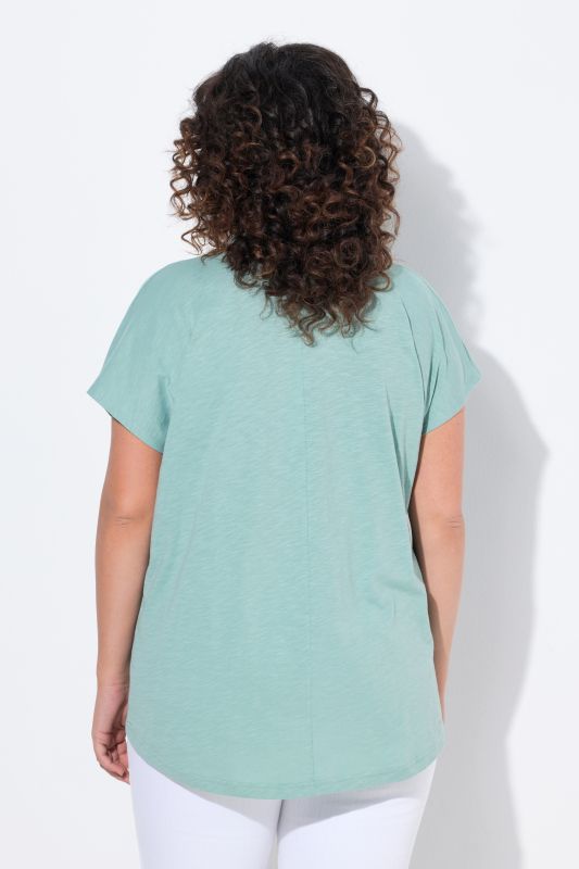 T-shirt oversize à imprimé animal métallisé, col rond et manches courtes