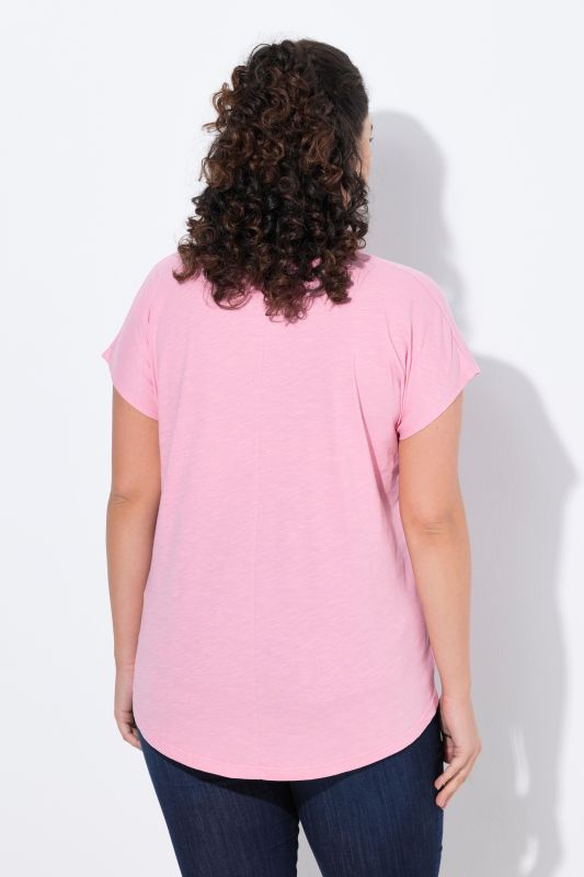 T-shirt oversize à imprimé animal métallisé, col rond et manches courtes