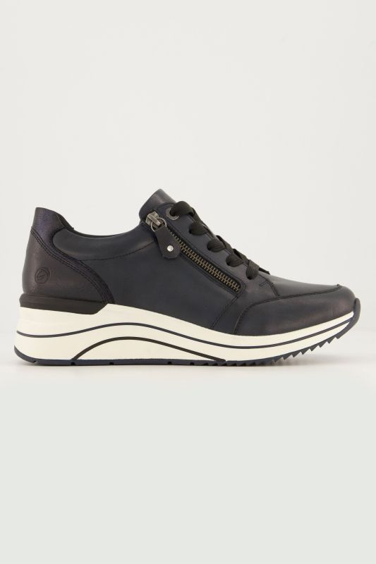 Sneakers en cuir Remonte, fermeture zippée - largeur H