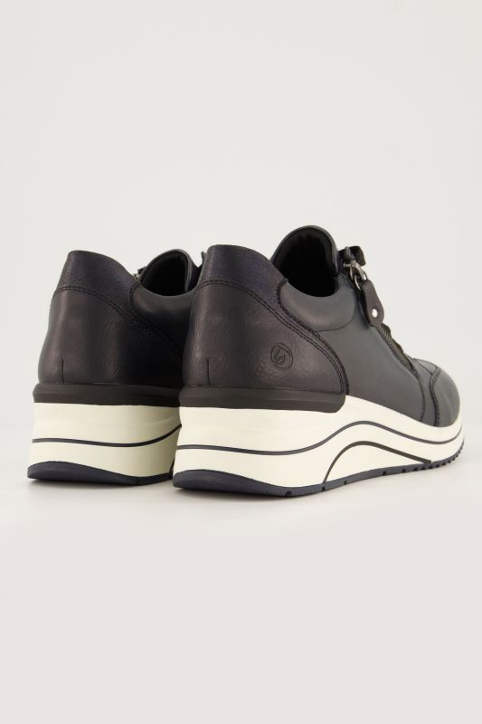 Sneakers en cuir Remonte, fermeture zippée - largeur H